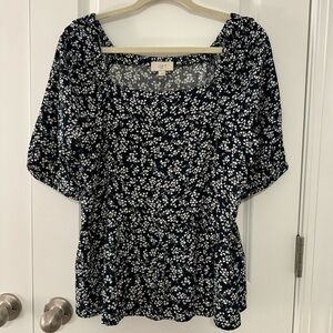 Loft peplum blouse